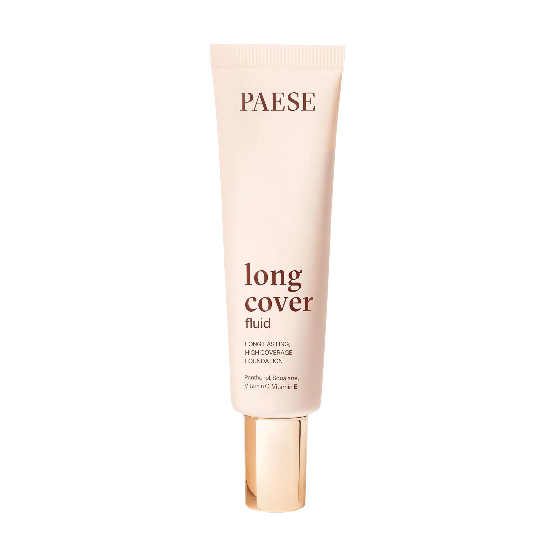 Тональний флюїд для обличчя Paese Long Cover Fluid Tube 01 Light Beige, 30 мл